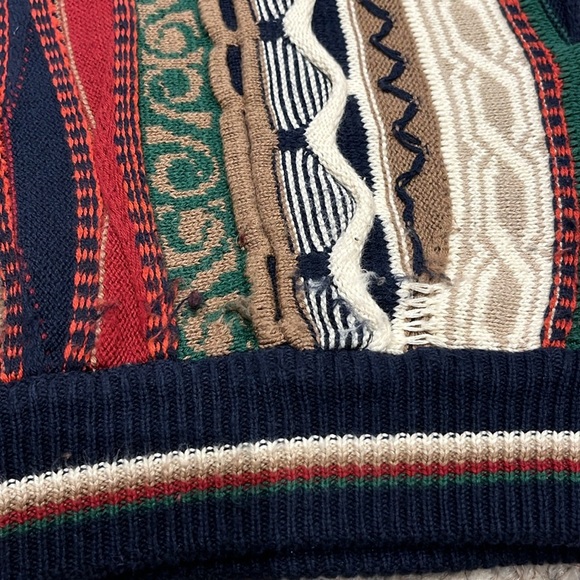 Croft & Barrow Vintage 3D Knit Sweater Men's Sz XL Cabincore Grandpacore - Picture 9 of 9